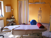 Behandlungsraum unserer Massagepraxis in Kirchham